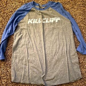Kill Cliff 3/4 sleeve t- shirt, mens medium